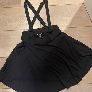 Hot topic suspenders flare soft mini dress